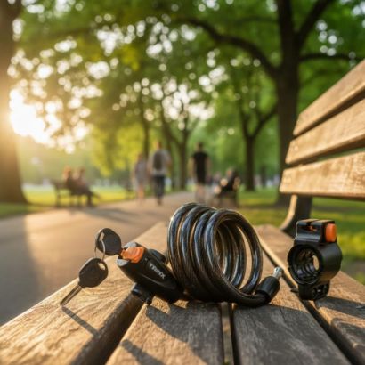 صورة قفل عالي الأمان مصمم خصيصا لتأمين دراجتك